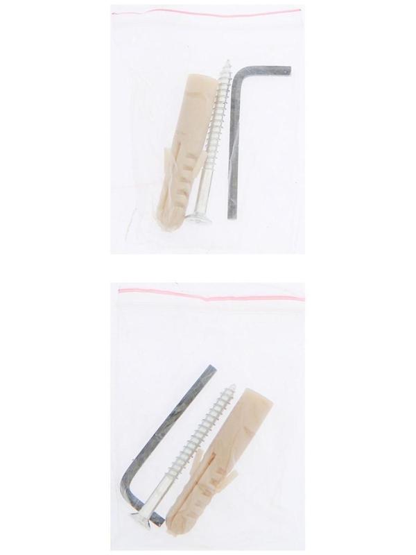 Комплект Рейлинга ТУНДРА Модерн, 2 заглушки, 2 держателя, Труба ТУНДРА 1000 мм, 1 мм, бронза