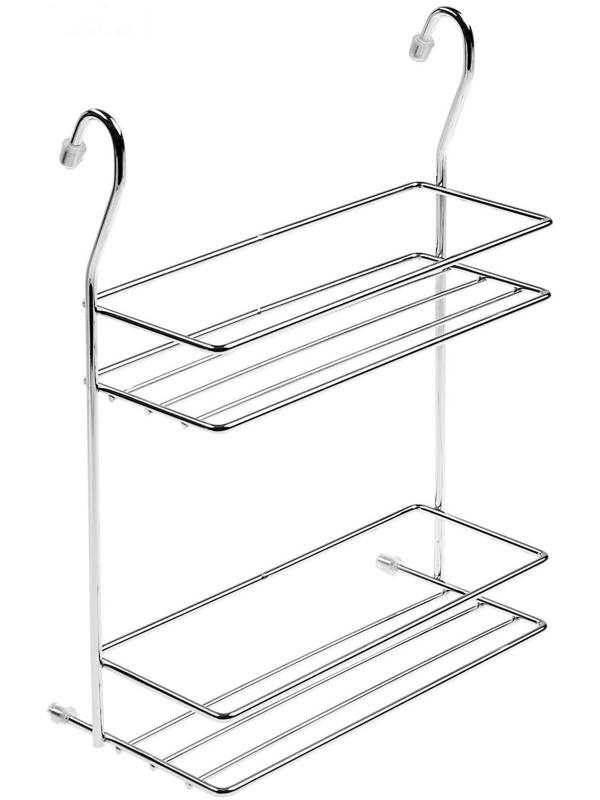 Полка для специй 2 ярусная узкая, 210х105х300 мм