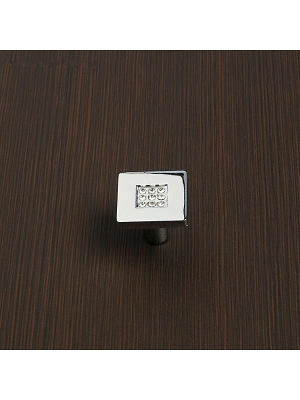 Ручка-кнопка CRL03, 28х28х24 мм, хром