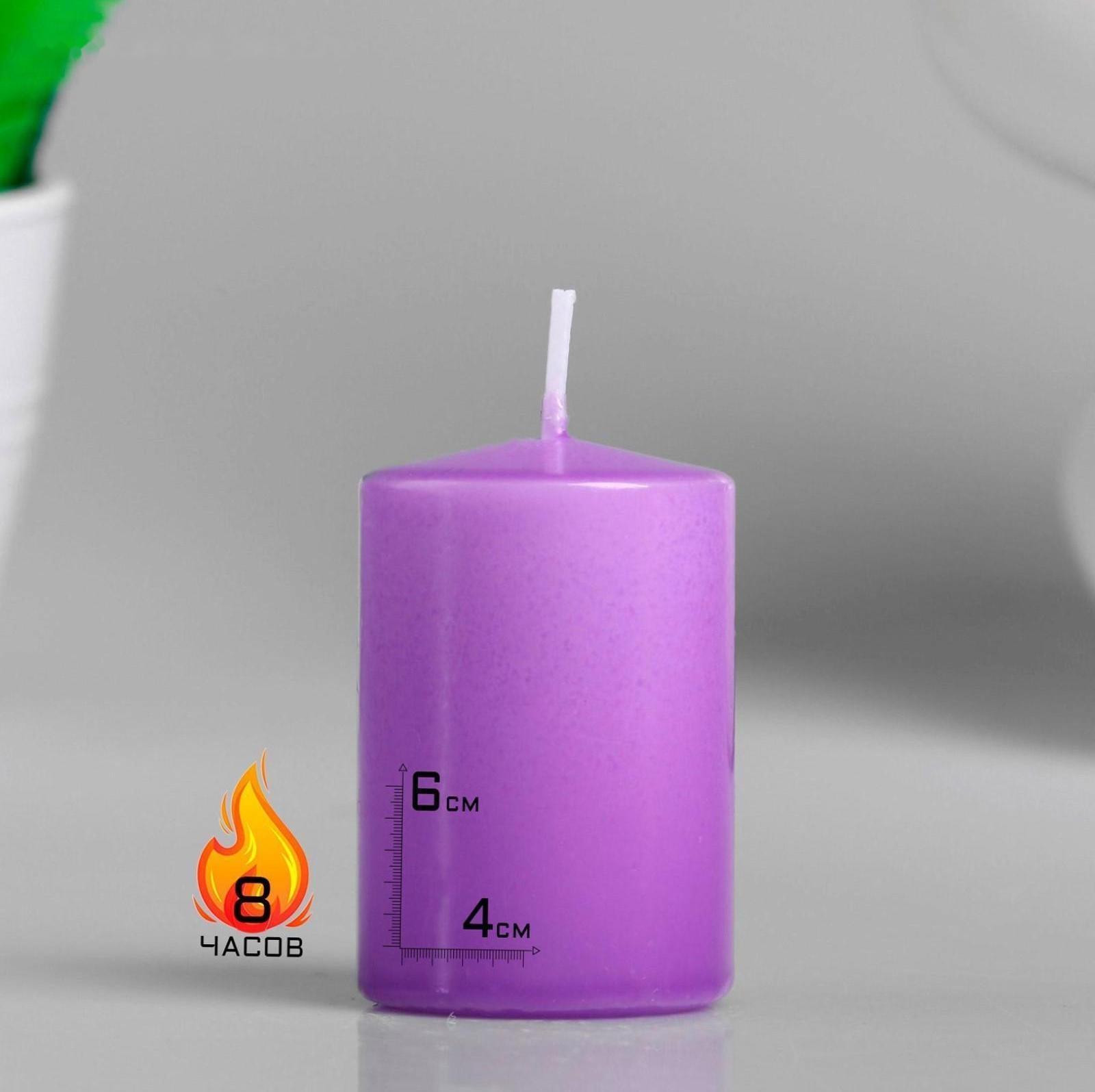 Свеча - цилиндр ароматическая 