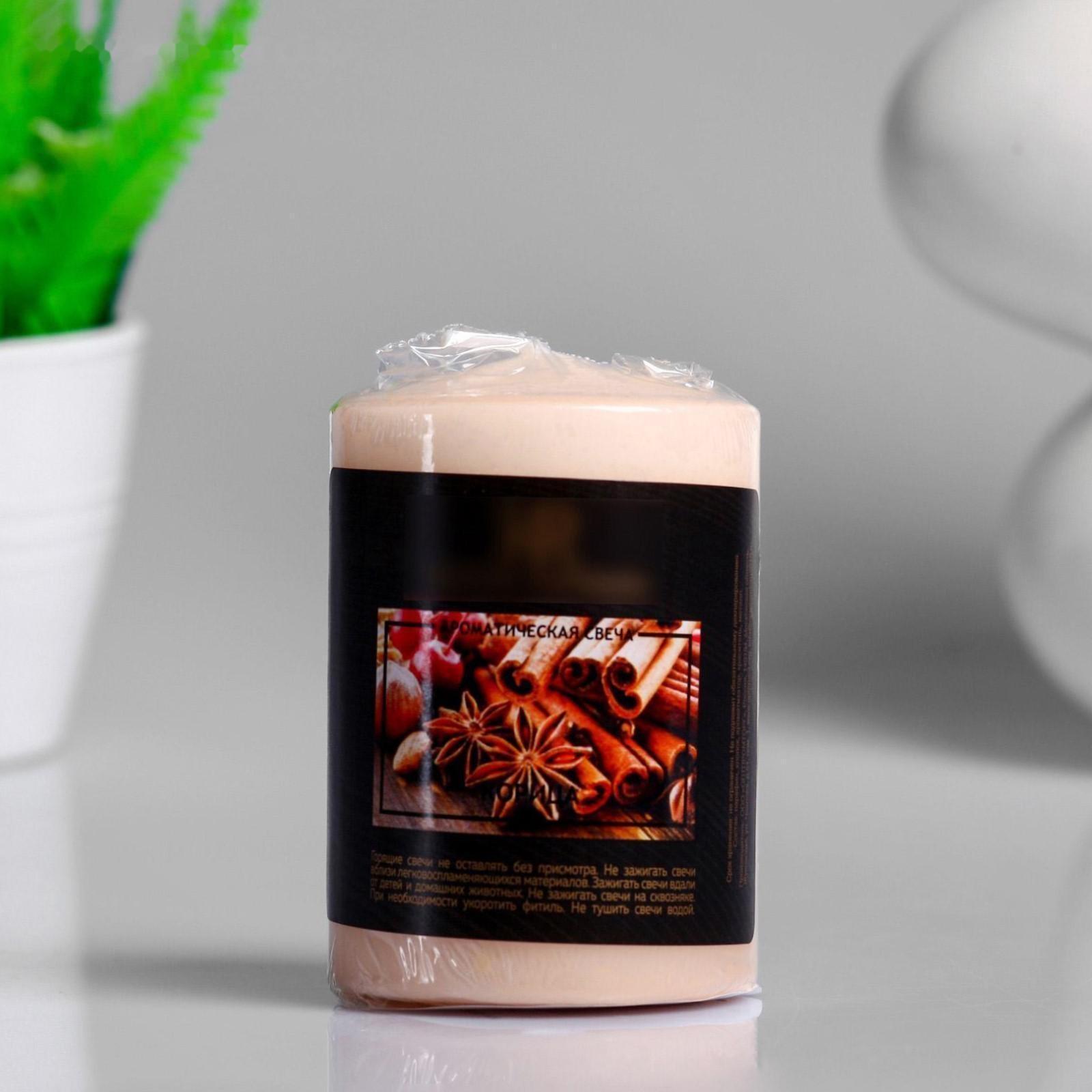 Свеча - цилиндр ароматическая 