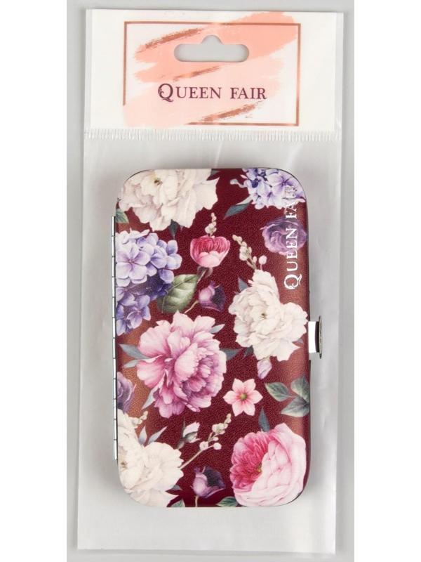 Набор маникюрный «Цветочная рапсодия», 7 предметов, в футляре