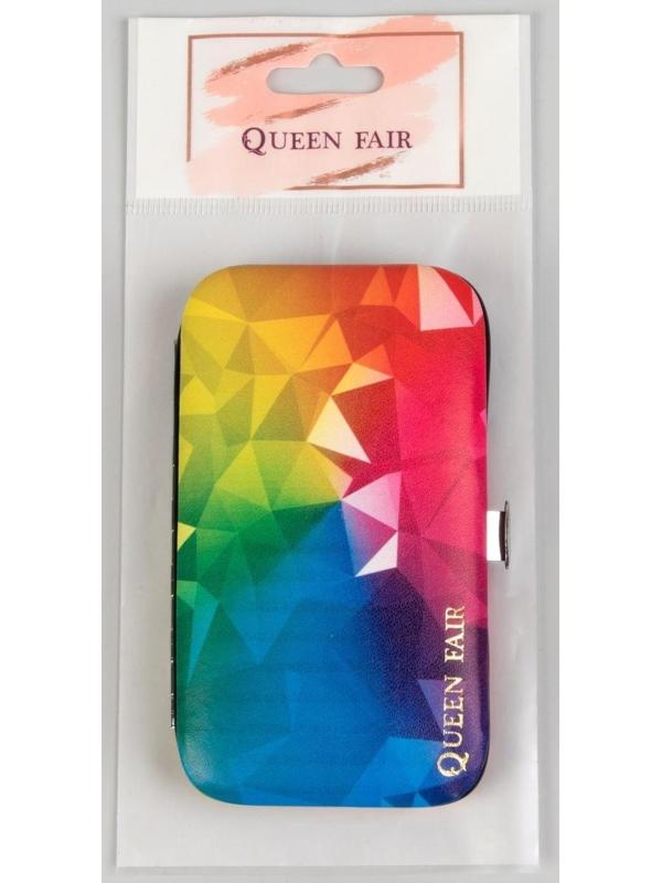 Набор маникюрный «Радуга», 7 предметов, в футляре