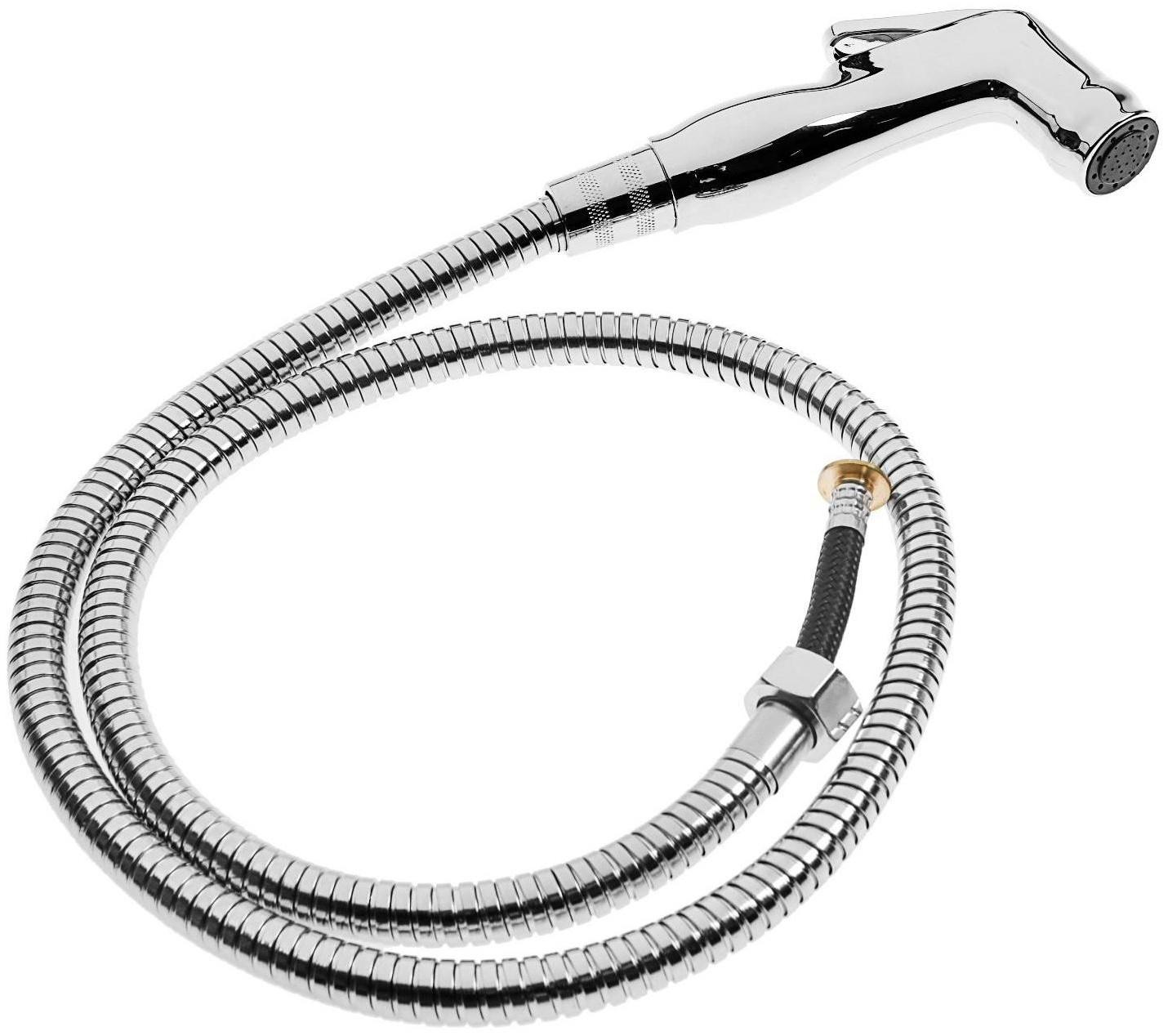 Смеситель для биде Accoona A3290, однорычажный, с гигиенической лейкой, латунь, хром