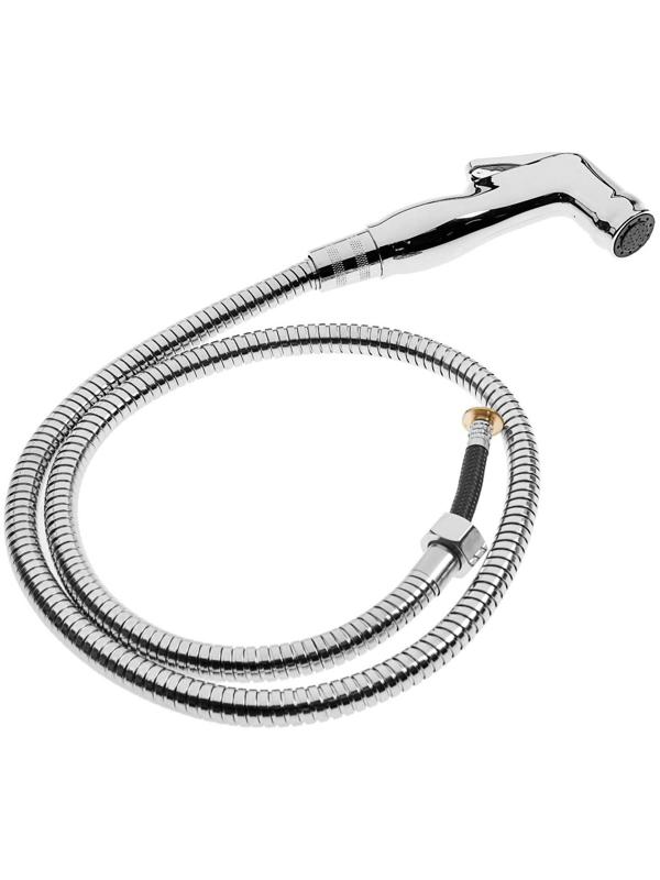 Смеситель для биде Accoona A3290, однорычажный, с гигиенической лейкой, латунь, хром