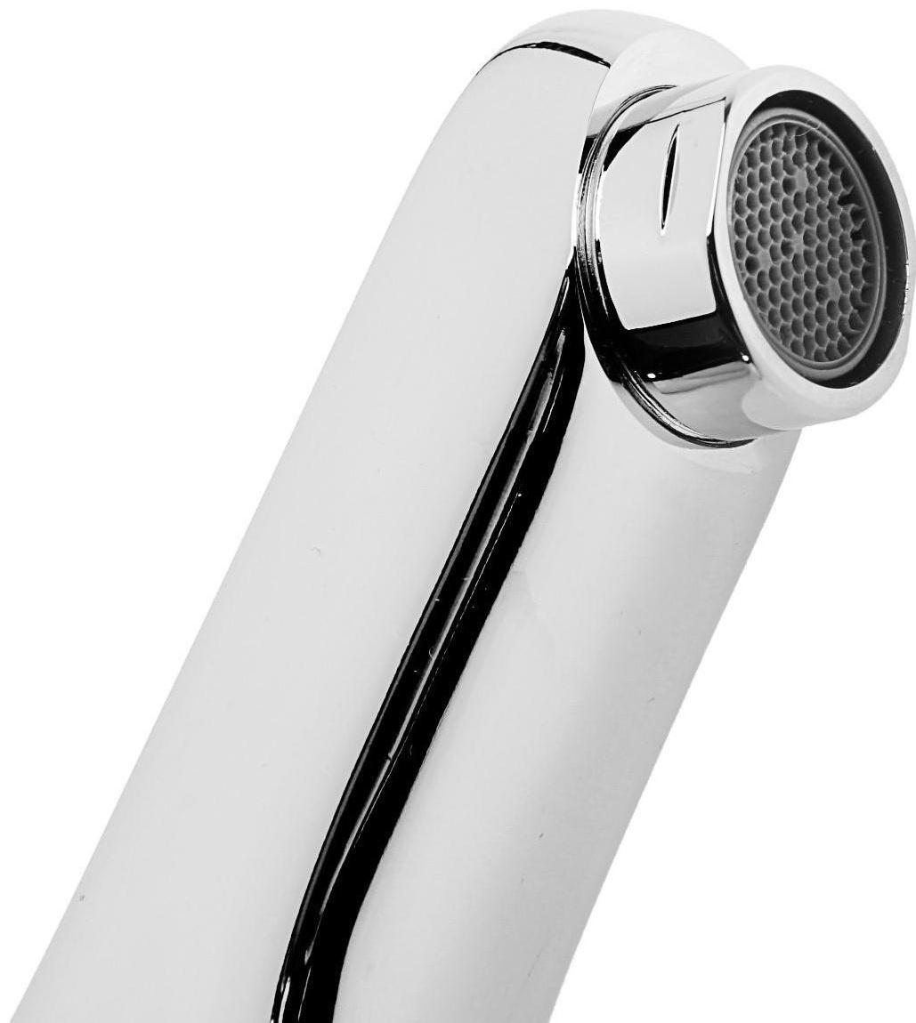 Смеситель для раковины Accoona A9067, однорычажный, силумин, хром