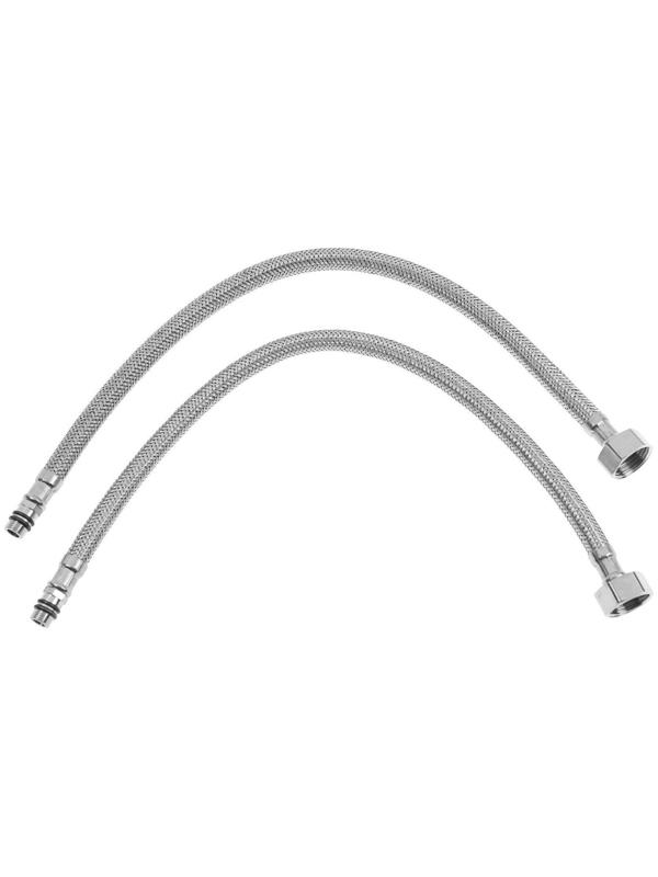 Смеситель для раковины Accoona A96111G, однорычажный, с гайкой, силумин, белый/хром