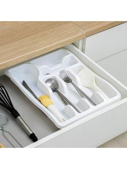 Лоток для столовых приборов Magic, цвет снежно-белый
