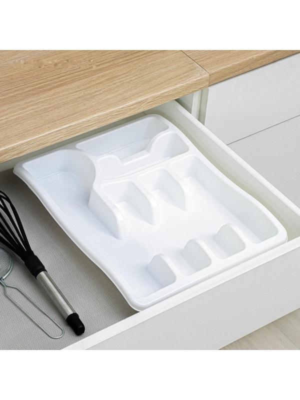 Лоток для столовых приборов Magic, цвет снежно-белый