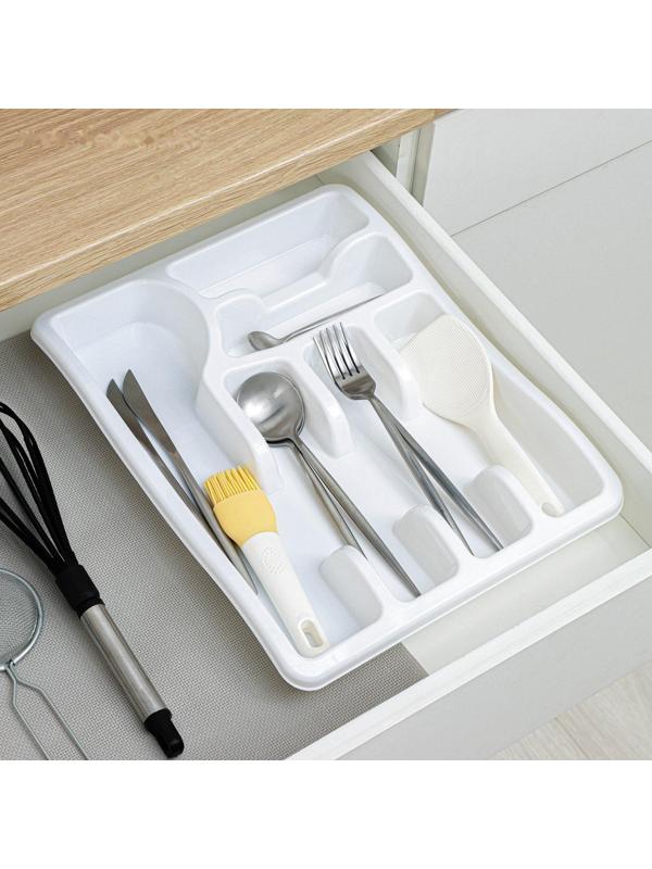 Лоток для столовых приборов Magic, цвет снежно-белый