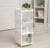 Этажерка напольная 4-х секционная Альтернатива «Лайт», цвет белый