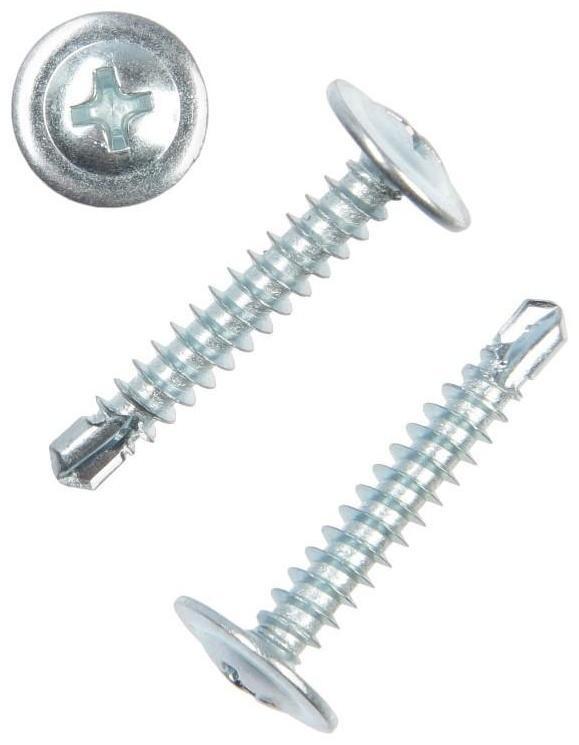 Саморезы для тонк.пластин оц.с буром 4,2х25 ,200 ш