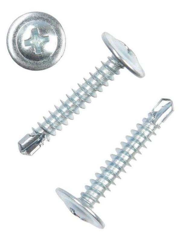 Саморезы для тонк.пластин оц.с буром 4,2х25 ,200 ш