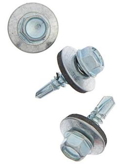 Саморезы кровельные 5.5х19 мм, сверло, оцинкованные, 70 шт.