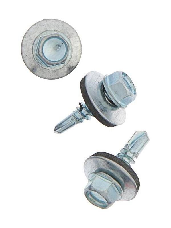 Саморезы кровельные 5.5х19 мм, сверло, оцинкованные, 70 шт.