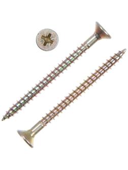 Саморезы универсальные желтые 5,0х 60 ,100 шт