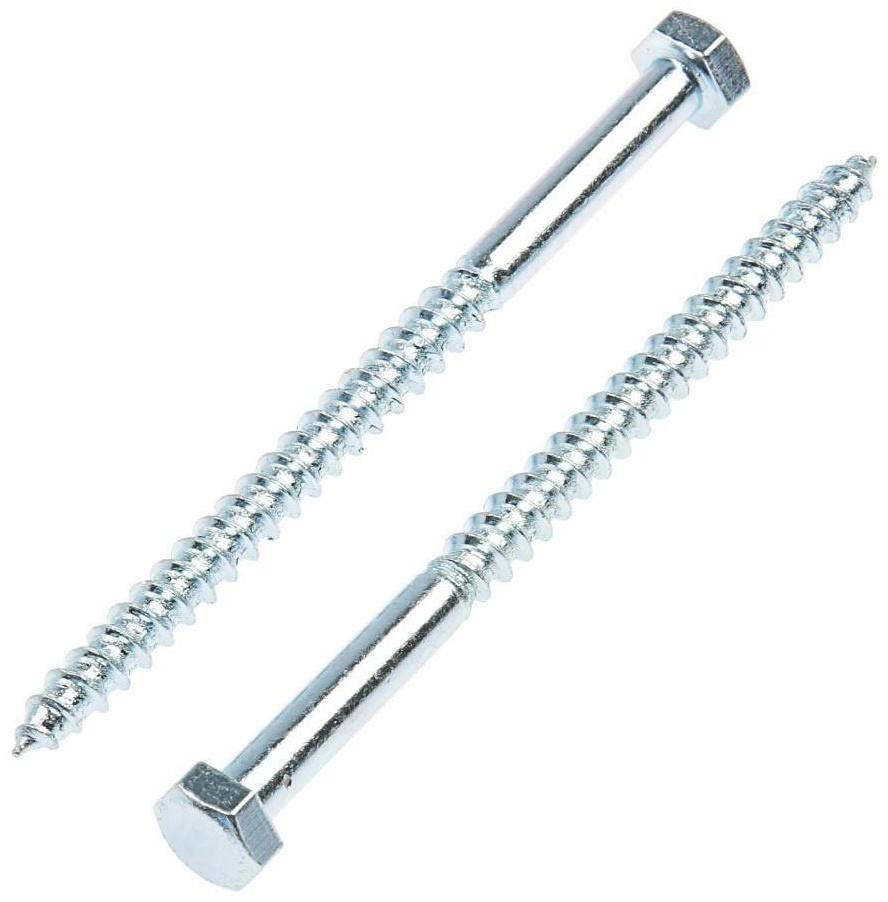 Болт сантехнический оцинк. DIN 571  8х120, 2 шт