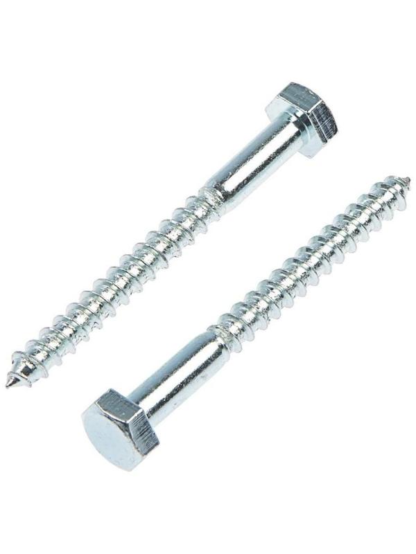 Болт сантехнический оцинк. DIN 571 10х100, 2 шт