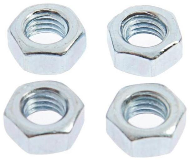 Гайка DIN934 М5,  оцинкованная, в упаковке 20 шт.