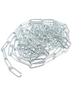 Цепь оцинк. DIN 763,дл.звено  3мм , 3м