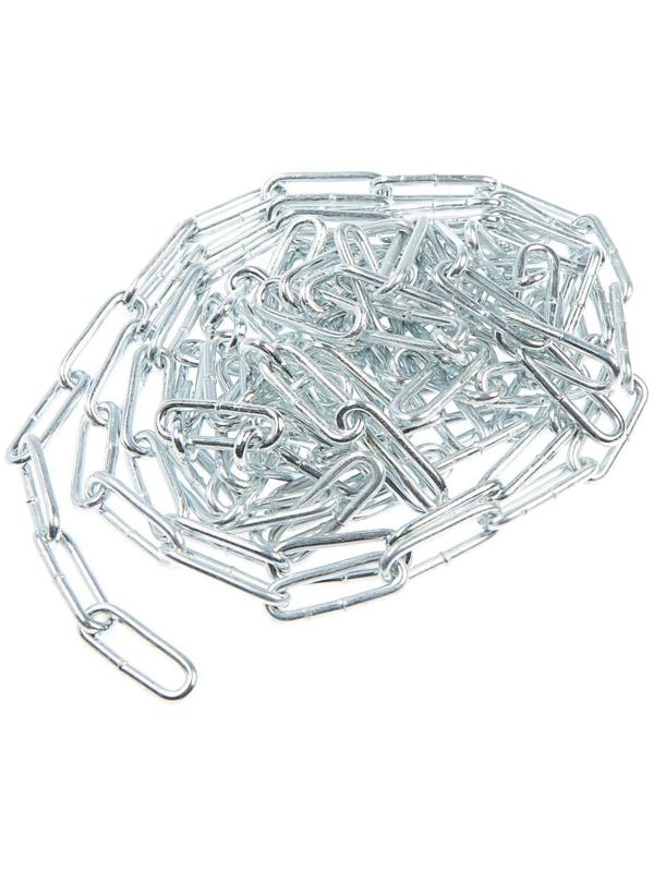 Цепь оцинк. DIN 763,дл.звено  3мм , 3м