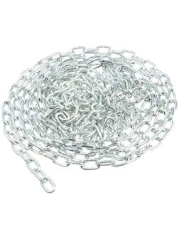 Цепь оцинк. DIN 766,кор.звено  4мм , 5м