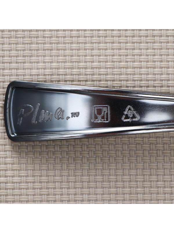 Вилка одноразовая, 18,5 см, цвет серебристый