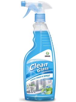 Средство для мытья стёкол и зеркал Clean Glass, голубая лагуна, 600 мл