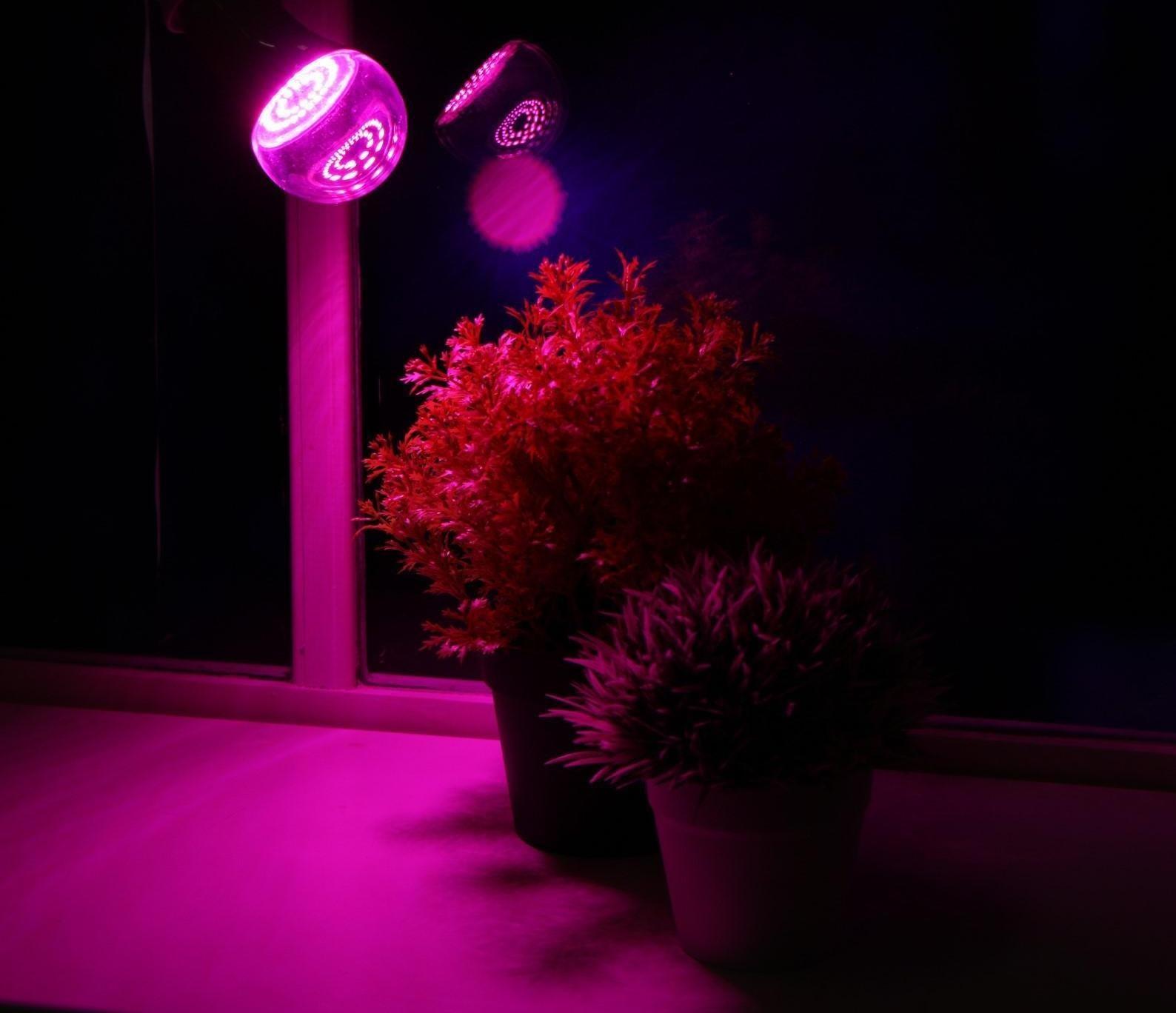 Фитолампа светодиодная Uniel, А60, Е27, 15 Вт, 250 В, 220°, мультиспектральная