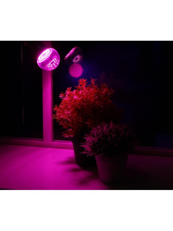 Фитолампа светодиодная Uniel, А60, Е27, 15 Вт, 250 В, 220°, мультиспектральная