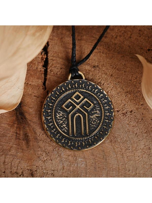 Славянский оберег из ювелирной бронзы 