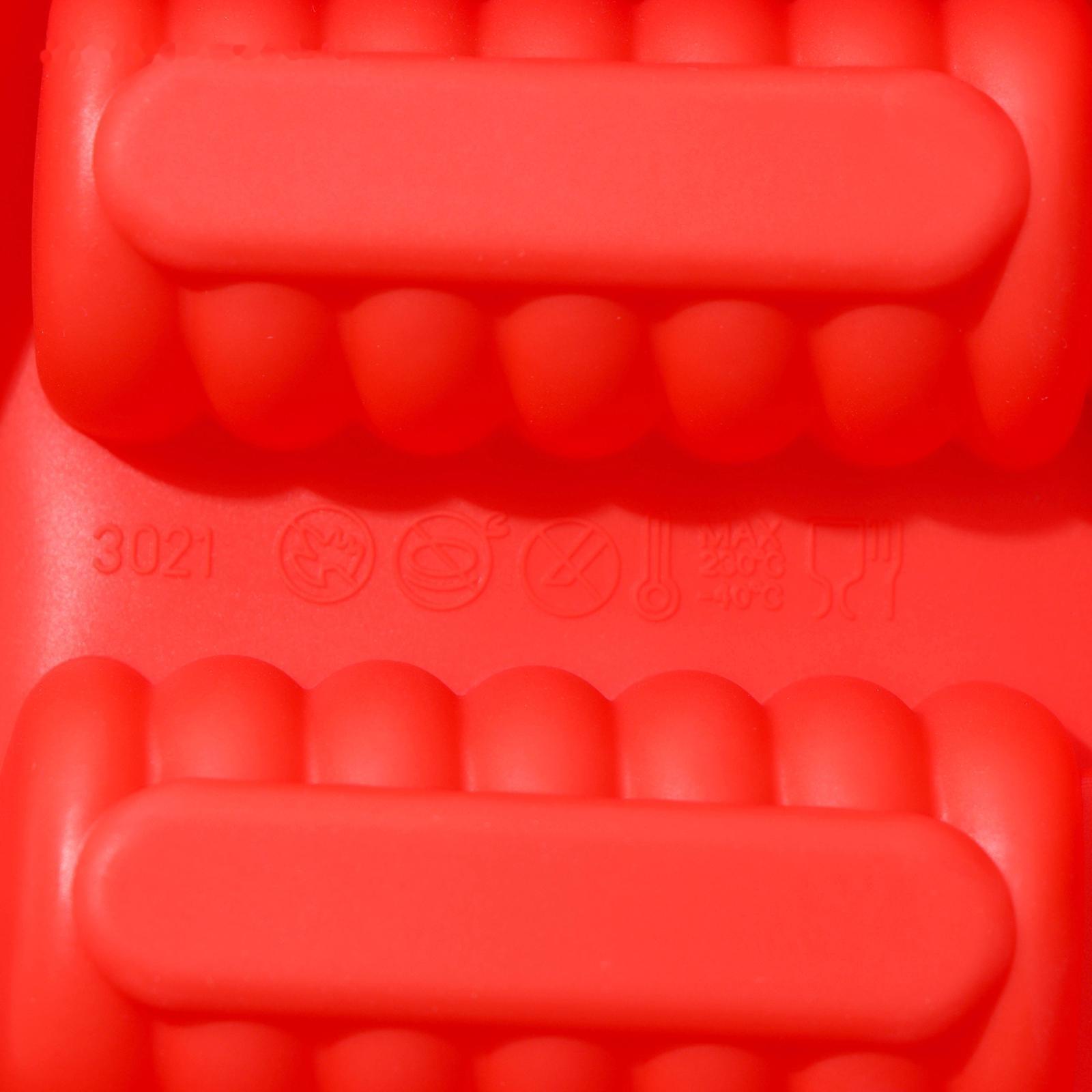 Форма для мороженого «Моника», 19,5×11 см, 4 ячейки (6,7×3,2 см), цвет МИКС