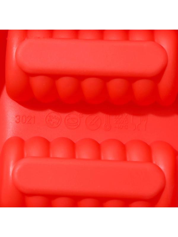 Форма для мороженого «Моника», 19,5×11 см, 4 ячейки (6,7×3,2 см), цвет МИКС