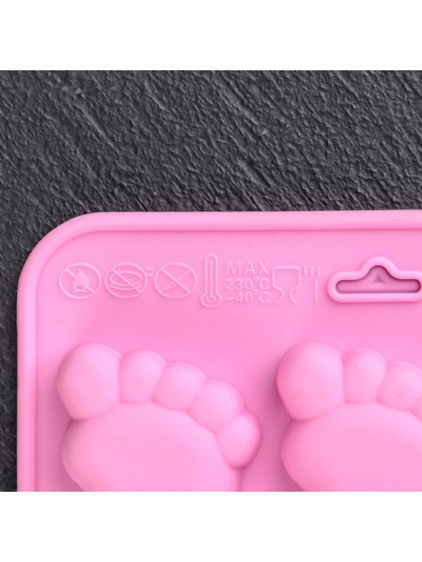 Форма для льда и кондитерских украшений Доляна «Следопыт», 22×10×1,8 см, силикон, 15 ячеек, цвет МИКС