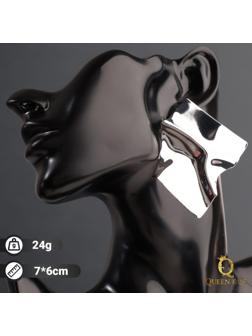 Серьги металл 