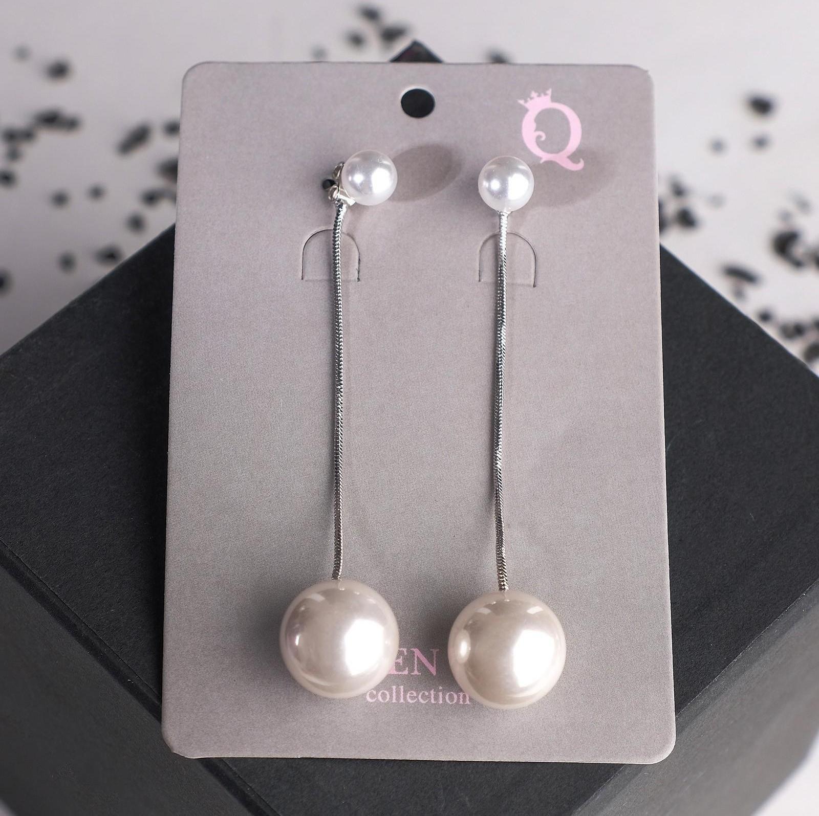 Серьги с жемчугом 