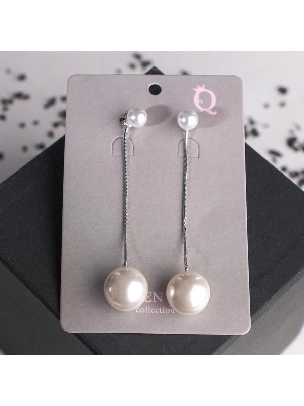 Серьги с жемчугом 