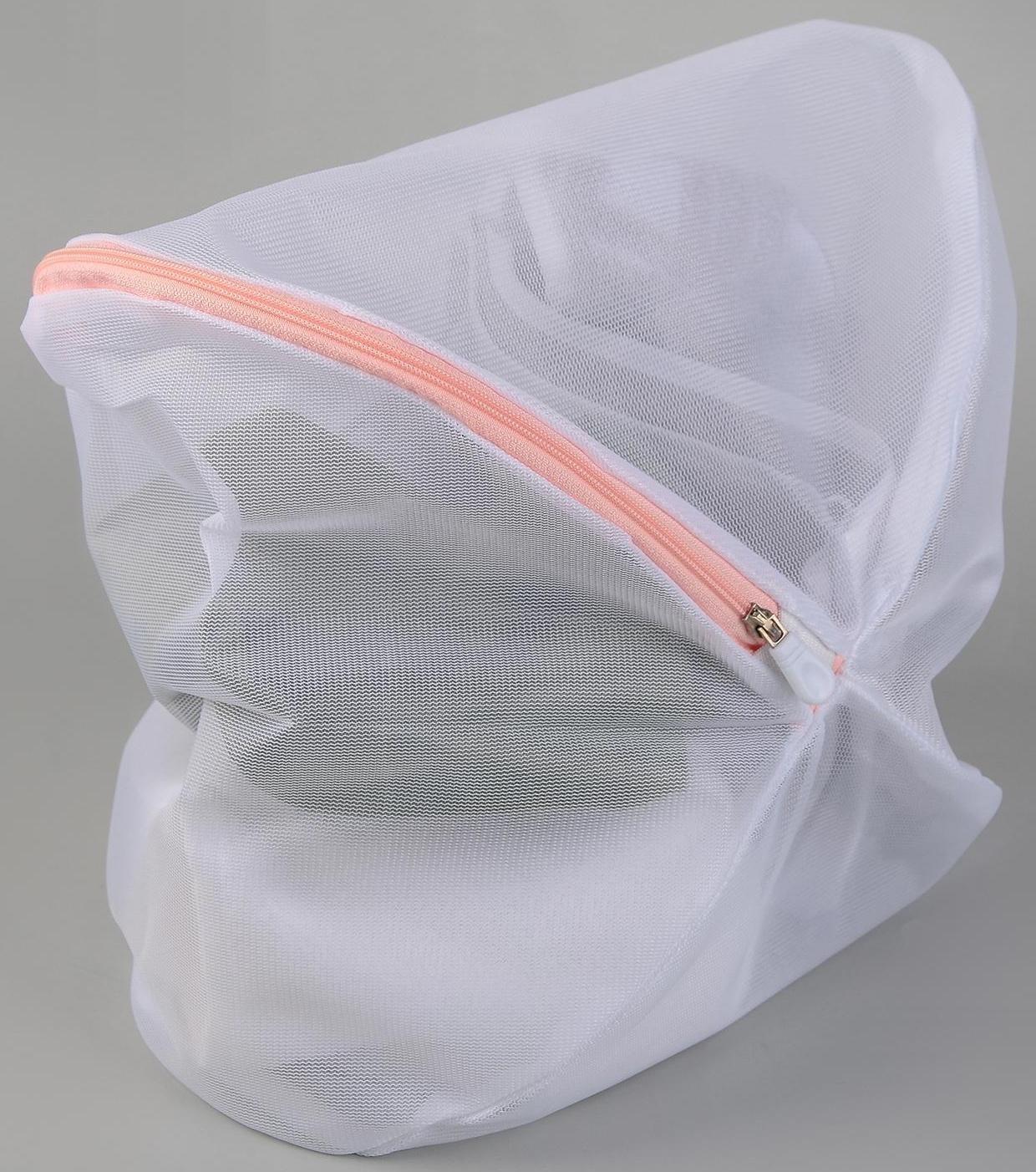 Набор мешков для стирки белья, 3 шт, цвет белый