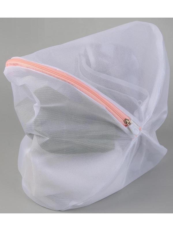 Набор мешков для стирки белья, 3 шт, цвет белый