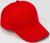 Бейсболка однотонная MINAKU, размер 58, цвет красный