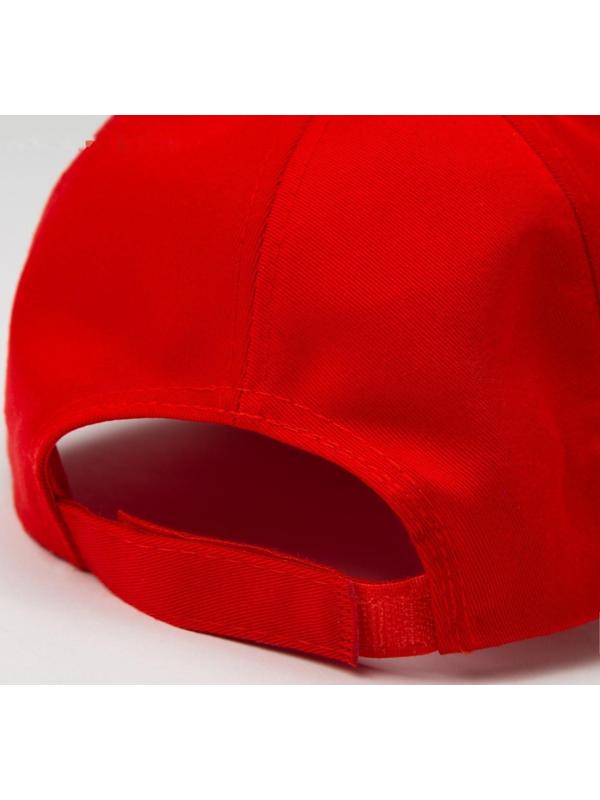 Бейсболка однотонная MINAKU, размер 58, цвет красный