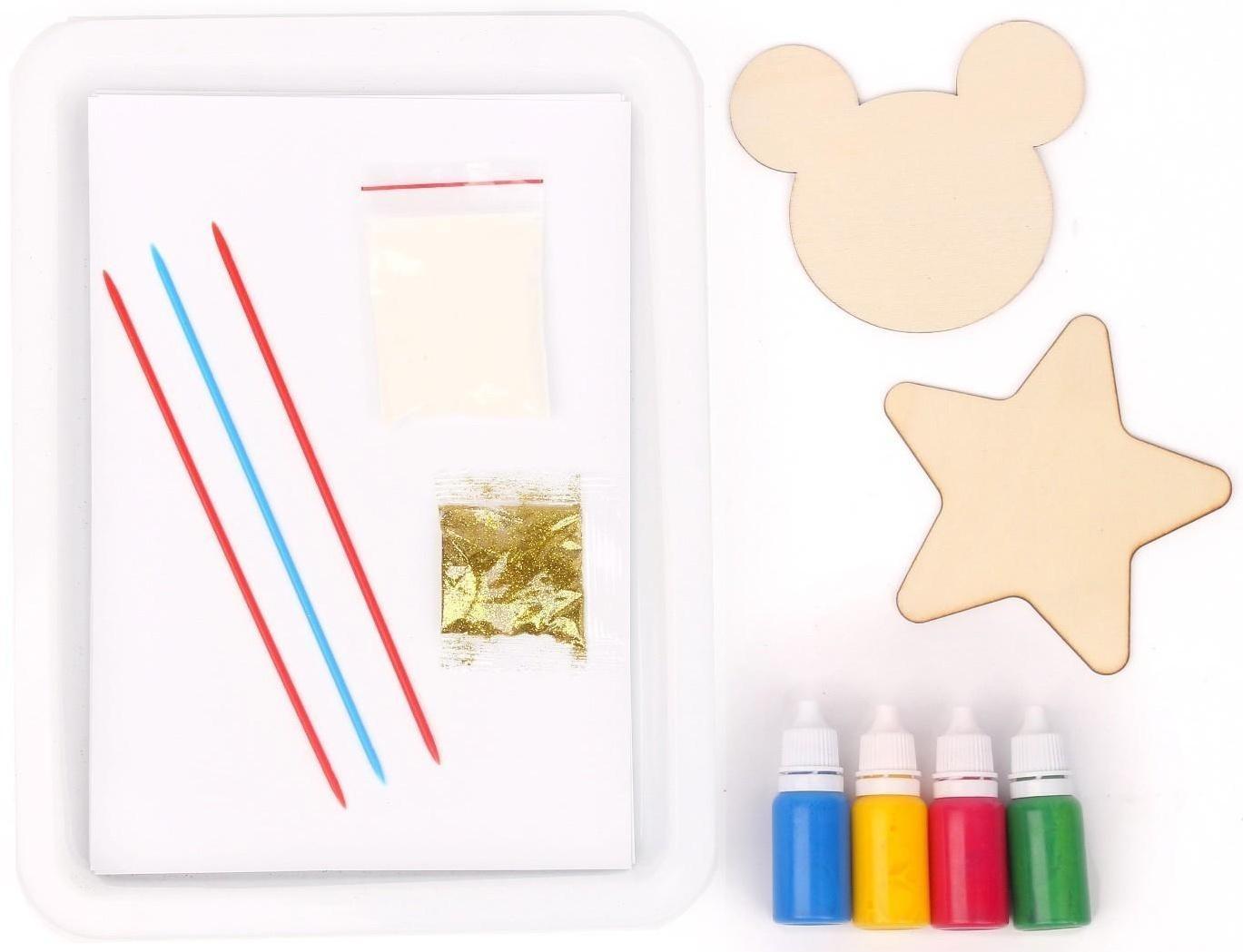 Набор для творчества Рисуем в технике Эбру «Кошечка»