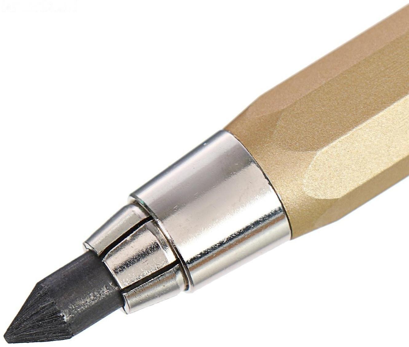 Карандаш цанговый 5.6 мм Koh-I-Noor 5340 Versatil, металл/пластик, золотой корпус