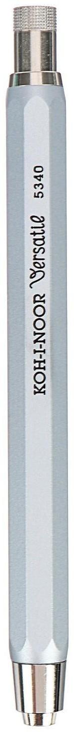 Карандаш цанговый 5.6 мм Koh-I-Noor 5340 Versatil, металл/пластик, серебряный корпус