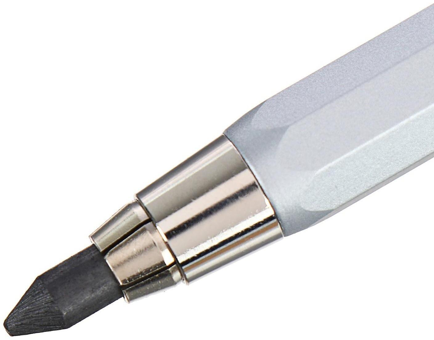 Карандаш цанговый 5.6 мм Koh-I-Noor 5340 Versatil, металл/пластик, серебряный корпус