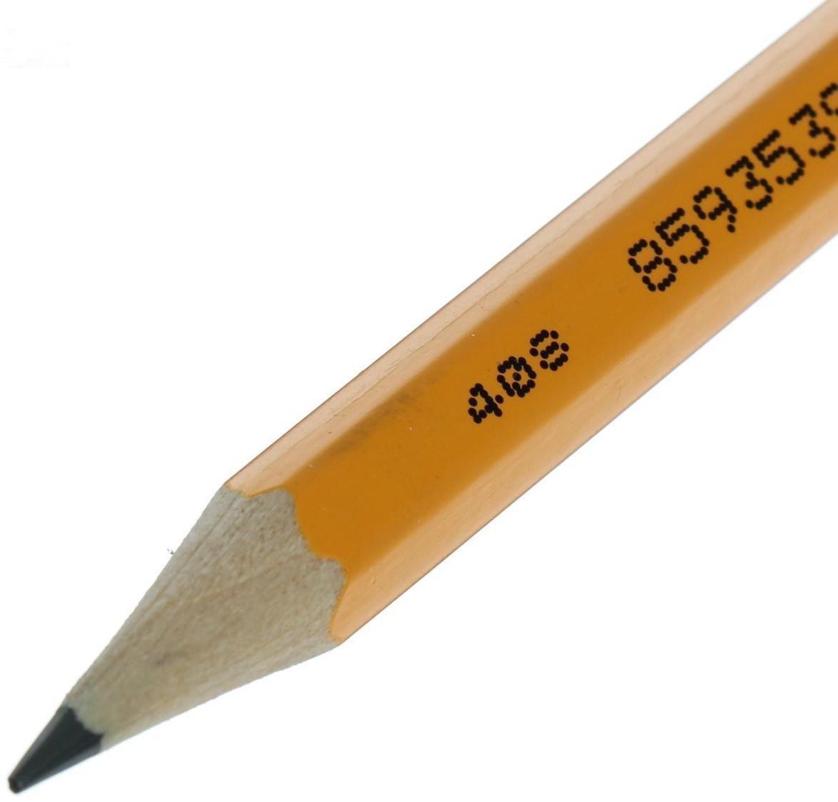 Карандаш чернографитный Koh-I-Noor 1770 B BLACK SUN, гранёный