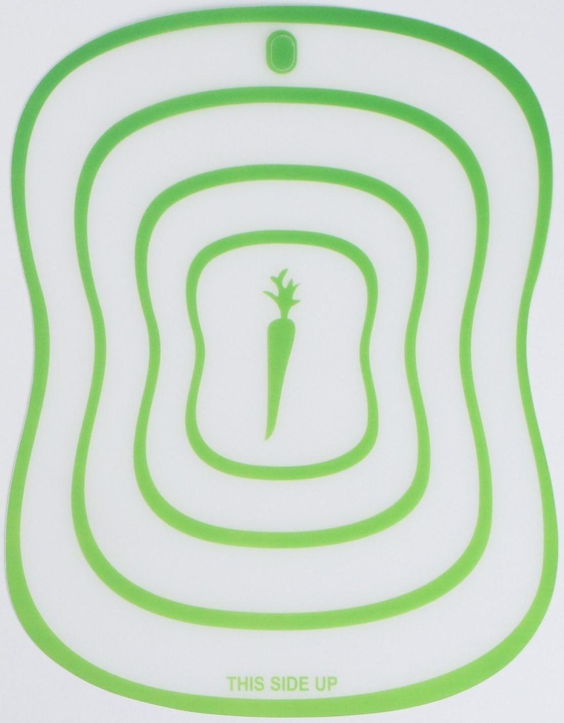 Набор досок разделочных пластиковых гибких Доляна «Ассорти», 4 шт, 20×14,7 см