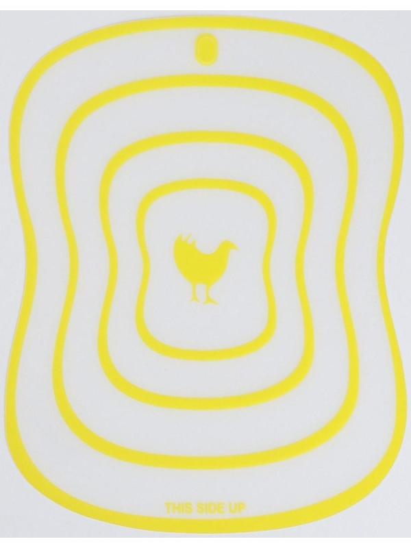 Набор досок разделочных пластиковых гибких Доляна «Ассорти», 4 шт, 20×14,7 см