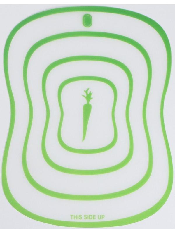 Набор досок разделочных пластиковых гибких Доляна «Ассорти», 4 шт, 20×14,7 см