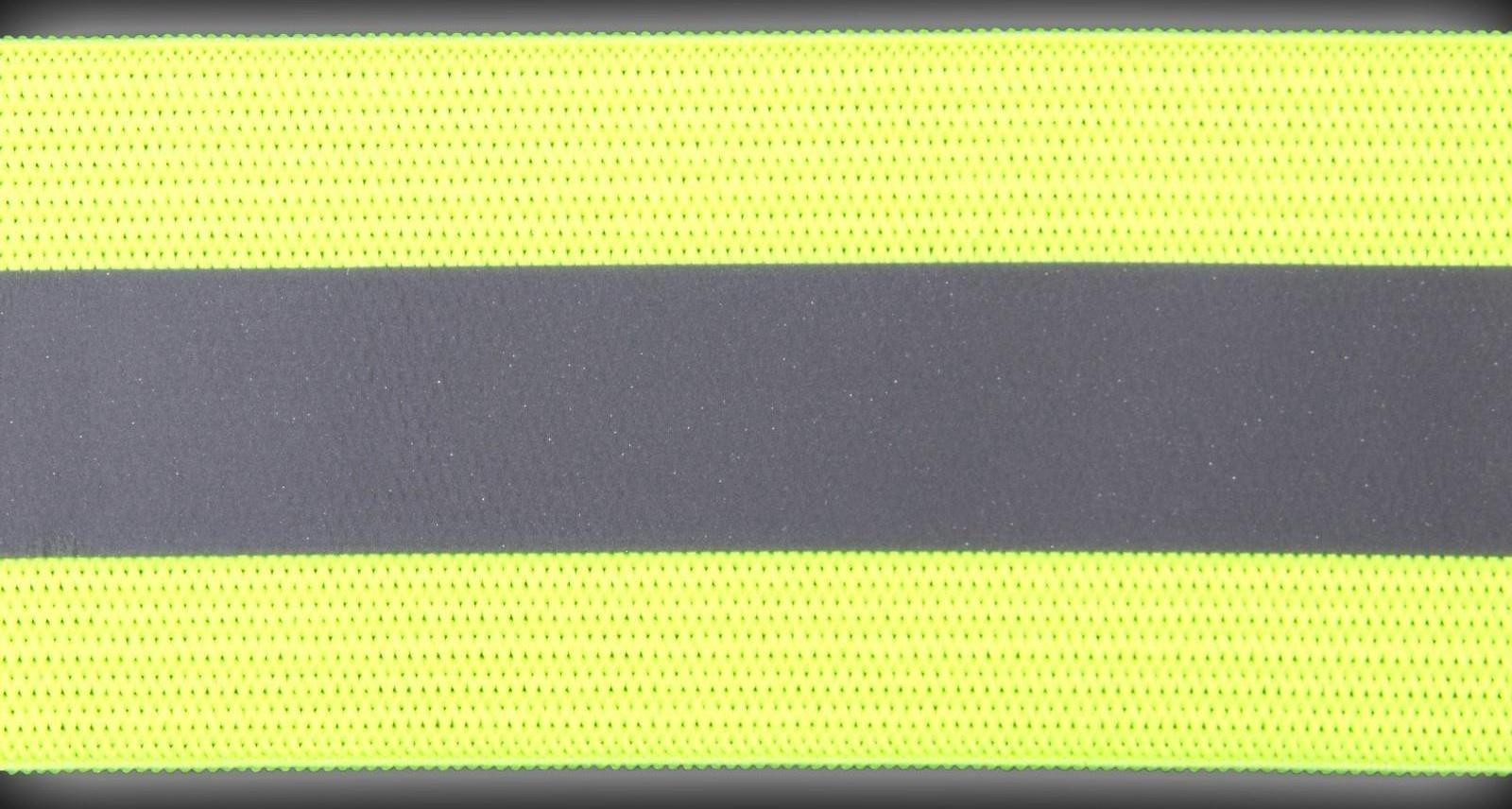 Повязка нарукавная светоотражающая, эластичная, на липучке, 35 × 3,8 см